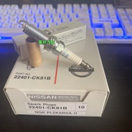 NGK Spark Plug 22401-CK81B Platinum LZKAR6AP-11 Nissan Tiida 1.6L Sunshine LIVINA Junyi Match Sylvan