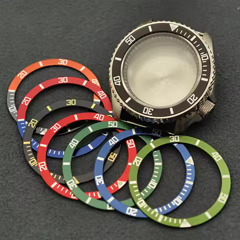 42mm Silver SKX007 Watch Case Flat Sapphire Glass Fit For NH35 NH36 4R 6R 7S Movement 28.5mm Dial Me