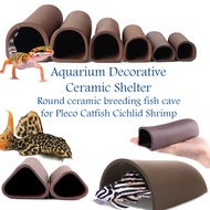 Natural Mineral Rich Clay Aquarium Decorations Shrimp/Fish/Pleco/Catfish Breeding Cave 鱼缸造景鱼缸装饰陶瓷异型繁