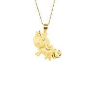 Citigems 999 Pure Gold Unicorn Pendant