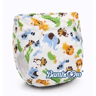 Pass Combo of 11 cloth diapers with 11 liners (4 night pads and 7 day pads).Used a few times