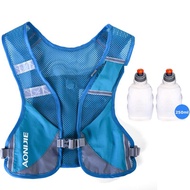AONIJIE E884 สะท้อนแสง Hydration Pack กระเป๋าเป้สะพายหลัง Rucksack กระเป๋าเสื้อกั๊ก Harness ขวดน้ำเด