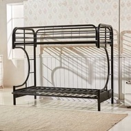 全城熱賣 - 鐵藝傢具 梳化床+高架床 【1350mmx1900mm】黑色 （淨床不包括床墊）#H099029029