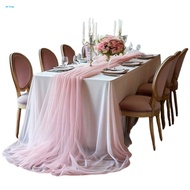 ARI Durable Table Runner Elegant Sheer Table Runner for Wedding Party Decor Perfect for Bridal Showe