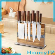 [HOMYL2] Magnetic Knives Block Magnetic Knives Holder for Chefs Double Side Accessory