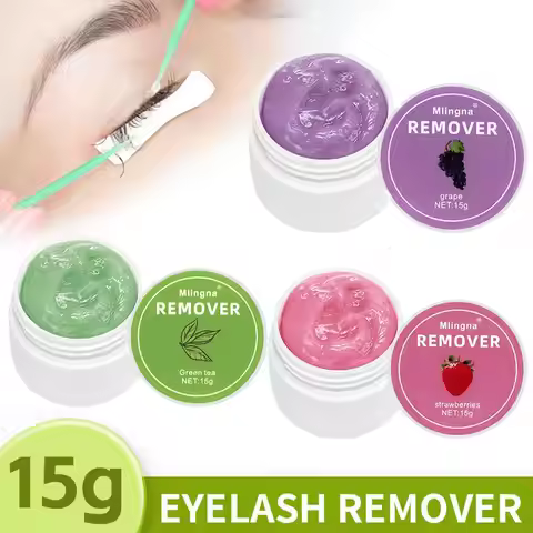 Eyelash Glue Remover CreamTransparent Professional Quick Unload Adhesive Zero Stimulation Remover Cr