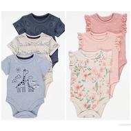READY STOCK!! GEORGE 3 pcs Girl/Boy/Unisex Bodysuit/ Rompers