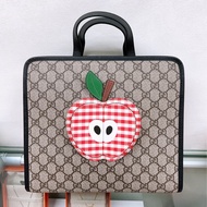 Gucci 蘋果老花手提托特包/大人小童兩用