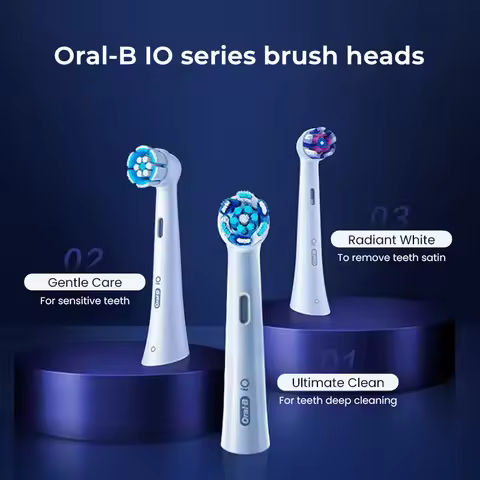 Oral B IO Series Brush Heads Replacement for Oral-B IO 5/7/8/9 Electric Toothbrushes Soft Bristles f