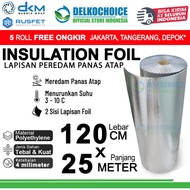 Insulation Alumunium Foil Peredam Panas Atap Rumah Bubble Wrap 120x25