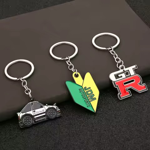 New Creative Trend Car Modification Keychain JDM NOS Car Pendant AE86 Keychain Performance Car Keych