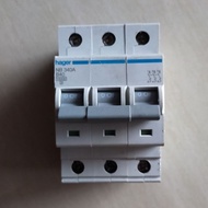 Hager 40a 3pole mcb (used)
