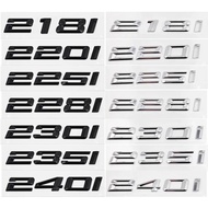 ABS Car Rear Trunk Letters Logo Badge Emblem Sticker For BMW 2 Series 216i 218i 220i 225i 228i 230i 