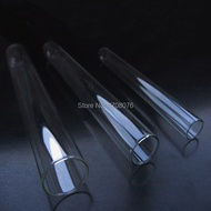 ☇Pyrex test tube Borosilicate transparent lab test tube round bottom blowing glass for scientifi ☪☾