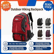50L/65L/85L Men Women Outdoor Backpack, Large Capacity Travel Leisure Hiking Backpack
