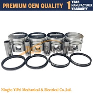 4 sets S3L S3L2 S4L S4L2 Engine Piston 78MM and rings For MITSUBISHI Engine or oversize 0.5