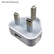 【FOSG】 Mobile Phone Charger Universal Portable 3 Pin USB Charger UK Plug  With 1 USB Ports Travel Charging Device Wall Charger Travel Fast Charging Adapter Hot