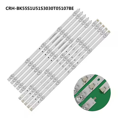 5Pcs/Set Led Backlight Strips for HISENSE 55 TV 55R62G 55A68G 55R63G