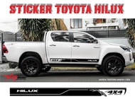 Sticker toyota hilux 2022 2023 aksesories toyota hilux 2023