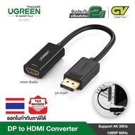 UGREEN รุ่น 40362 Displayport to HDMI Converter 1080P สายต่ออุปกรณ์รองรับการใช้งาน Computer Laptop TV Projector