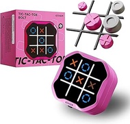 GiiKER Tic Tac Toe Bolt Game, Original 3-in-1 Handheld Puzzle Game Console, Portable Travel Games, B