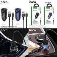 Hoco Z39 Farsighted dual port QC3.0 Car charger set(Micro)
