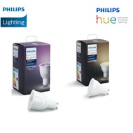 Philips Hue White Ambiance or White and Color Ambiance GU10 Dimmable LED Smart Spot Light - Single Bulb