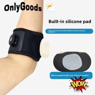 ONLYGOODSS Tennis Elbow Brace, Knob Adjustable Built-in Silicone Pad Badminton Elbow Support Brace, 