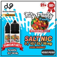 LIQUID VAPE DV9 TUTY FRUITY CANDY MINT SALT NIC POD FRIENDLY SALTNIC