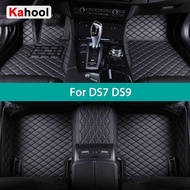 KAHOOL Custom Car Floor Mats For DS7 DS9 DS6 Auto Carpets Foot Coche Accessorie