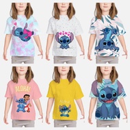 Lilo and Stitch Tshirt for Kids Adult, Cartoon Character Stitch Shirt for Women Men Baby Boy Girl Li