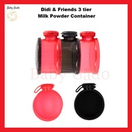 Didi & Friends Didi And Friends 3 Tier Milk Powder Powders Container