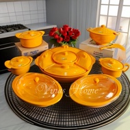 Dinner set Yellow melamine Golden dragon Buffet set melamine