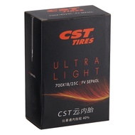 CST Lightweight 70g Road Bike Inner Tube | 700c * 18C - 25C | Presta Valve (FV) 48mm 60mm 80mm