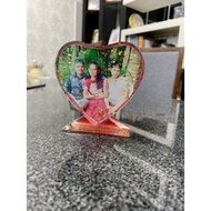 Love shape Unique Customized photo Frame Wedding, birthday gift ideas