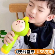 [Produk Berkualiti] Mikrofon Kecil Kanak-Kanak, Mainan Bayi, Mesin Nyanyi Karaoke, Sistem Audio Terp
