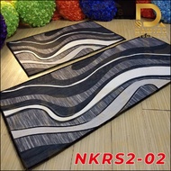 Karpet Dapur Kitchen Runner Anti Slip Rug 3D (SET 2in1) 50x120cm dan 70 x 50cm Nordic Design