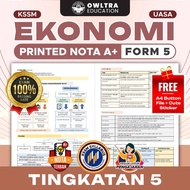 Nota Ekonomi SPM Tingkatan 5 Nota A+ (Printed Note)
