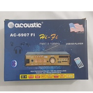 ACOUSTIC AC-6907 FI Power Amplifier