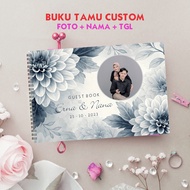 Custom Wedding Guest Book Ready Stock Cheap - Guest Book Wedding Soft Cover Aesthetic