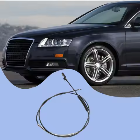Car Front Engine Hood Lock Latch Bonnet Wire Release Cable For Audi A6/A6 Quattro S6 RS6 2008 2009 2