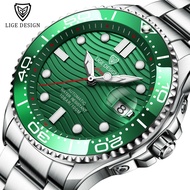 2021 New Sport Mens Mechanical Watches LIGE Top Brand Luxury Automatic Watch Men 100 Waterproof Date