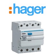 Hager 63A 4 Pole RCCB ELCB 300mA