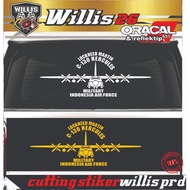 Lockheed Martin c-130 Hercules Car Window Stickers, Tni Au MILITARY YERBARU Aircraft Stickers