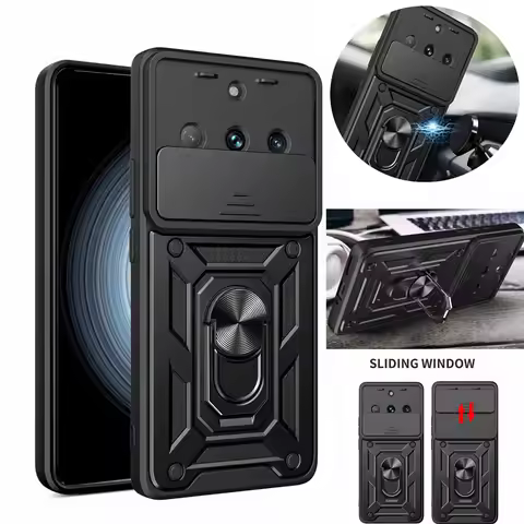 For Realme 11 Pro Plus 5G Case Shockproof Magnetic Ring Stand Holder Armor Phone Cases for Realme 11