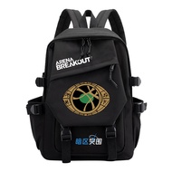 Arena Breakout White Wolf Company Backpack for students large capacity cartoon Polychrome backpack o