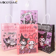 [ Featured ] For Stationery Toy Snack Jewelry - Birthday Gift Decor Pouch - Foldable Food Storing Pocket - Large Capacity Festival Shopping Bag - Cartoon Paper Handbag