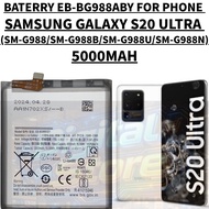 BATERRY SAMSUNG PHONE EB-BG988ABY COMPATIBLE SAMSUNG GALAXY S20 ULTRA(SM-G988/SM-G988B/SM-G988U/SM-G