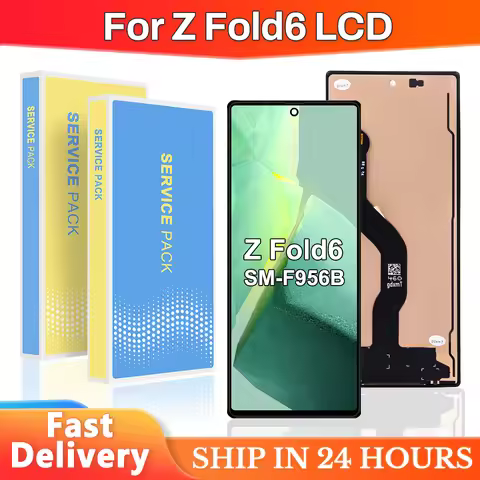 Fold6 Screen For Samsung Z Fold 6 SM-F956 LCD Display Touch Screen Digitizer Assembly Replacement Fo