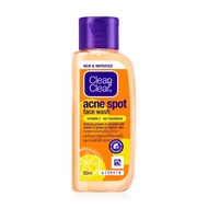 คลีน แอนด์ เคลียร์ แอคเน่ สปอต เฟส วอช 50 มล. Clean & Clear Acne spot Face Wash 50ml